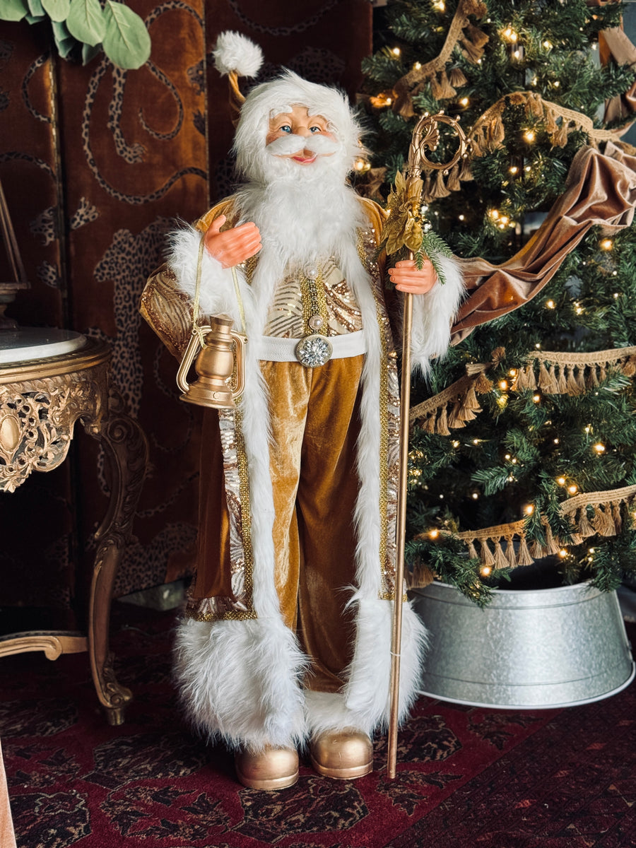 Gold deals santa suit