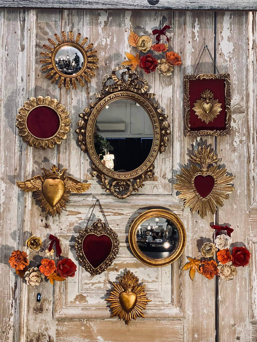 Velvet Framed Sacred Heart Manor on