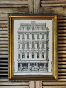 “Architecture in Piccadilly” Gilt Framed Print