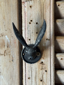 Decorative Rabbit Wall Hook - Pewter