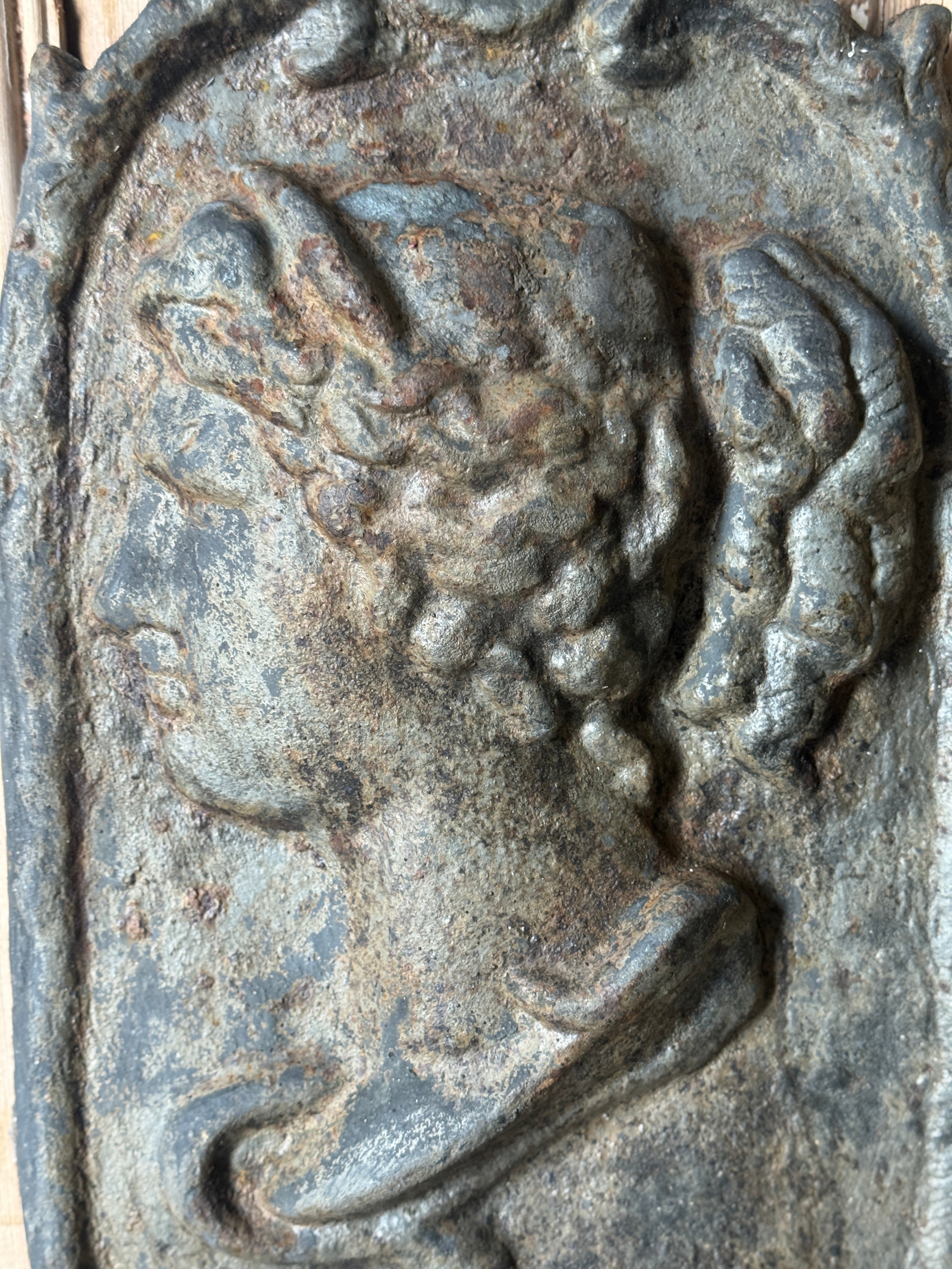 Antique Cast Iron Wall Plaque – Hygieia