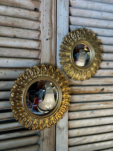 Large Acanthus Leaf Sunburst Mirror