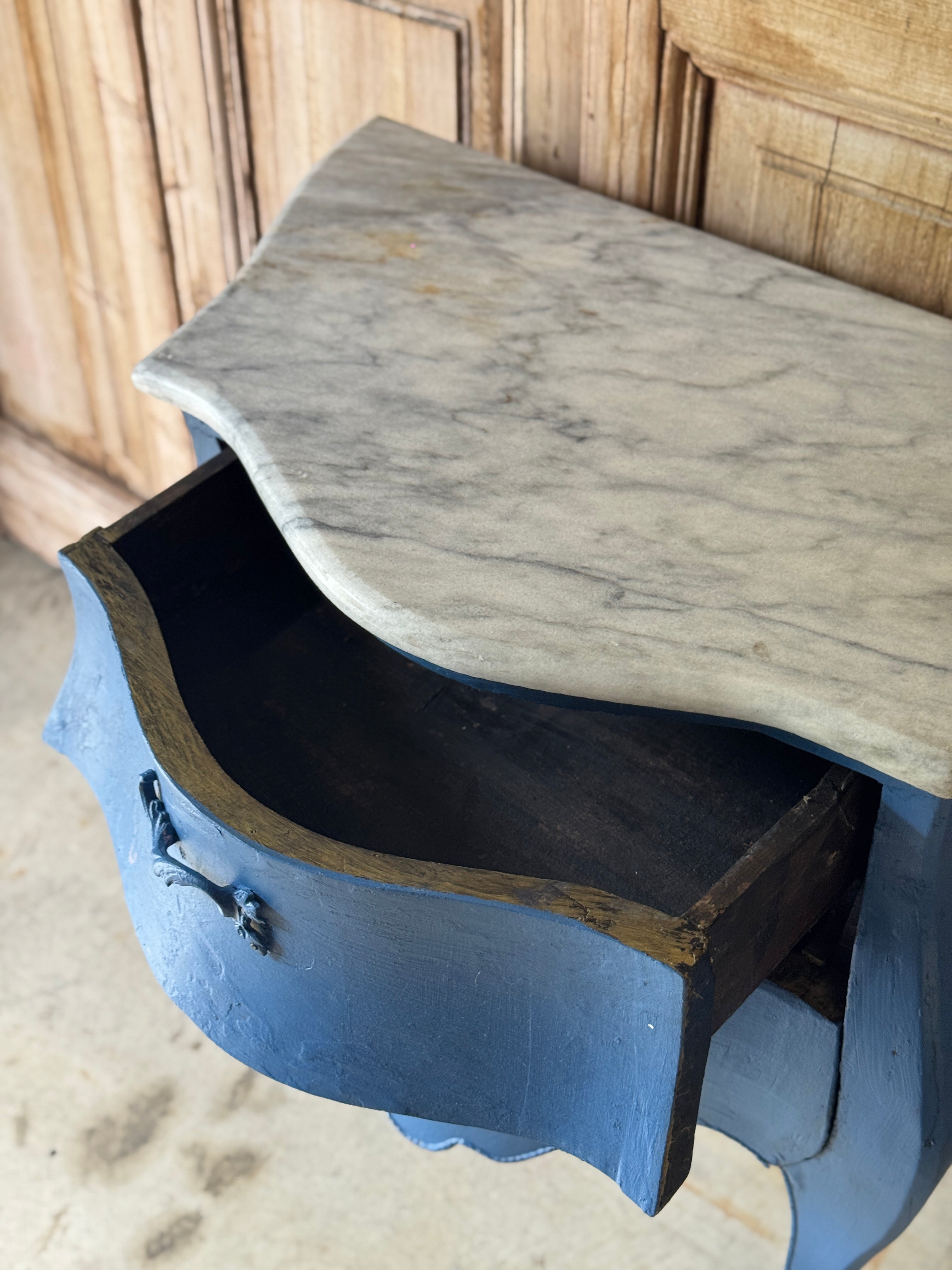 Vintage French Marble Top Commode