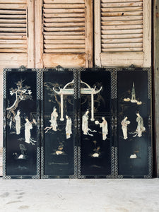 Vintage Oriental Panels / Wall Hanging