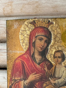 Small Icon of Mary & Jesus