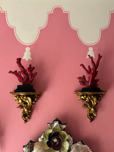 Baroque Wall Shelf Sconce