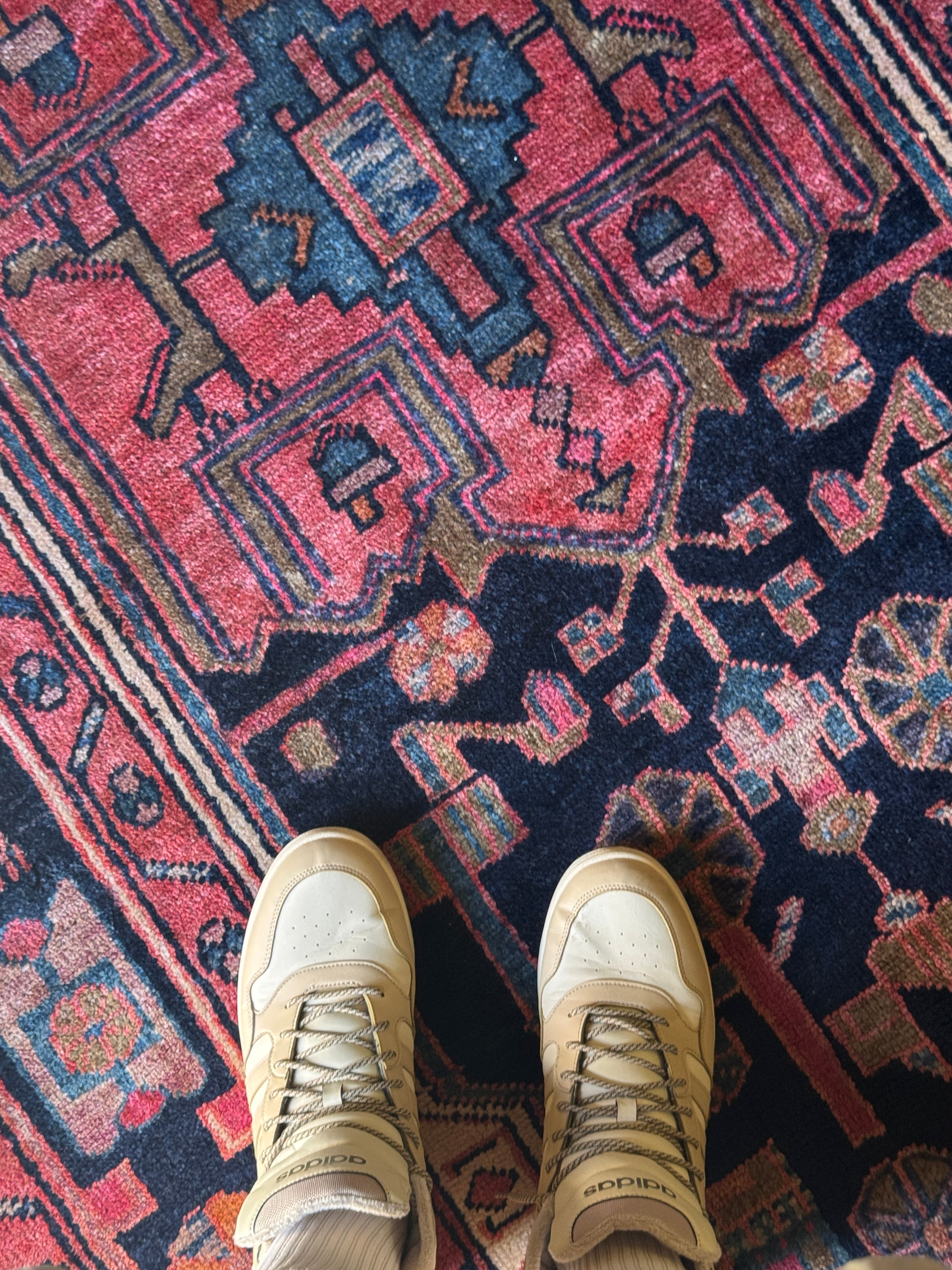 Vintage Persian Malayer Rug