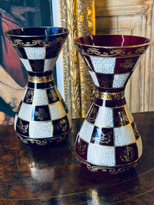 Vintage Venetian Glass Vases