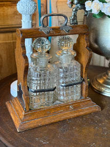Antique Decorative Edwardian Tantalus