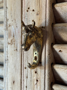 Horse Gilt Metal Hook