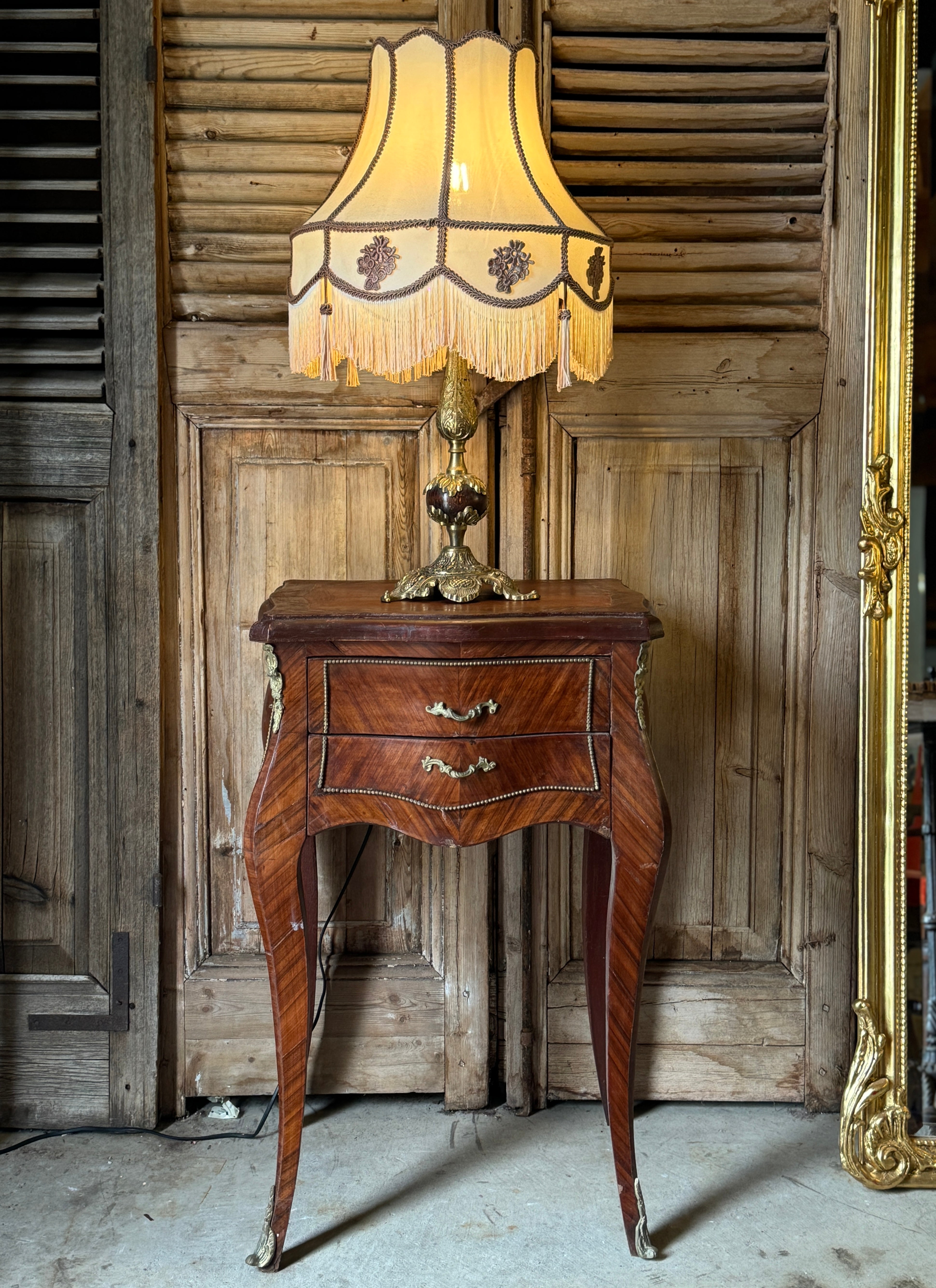 Vintage Edwardian Style Bedside Table