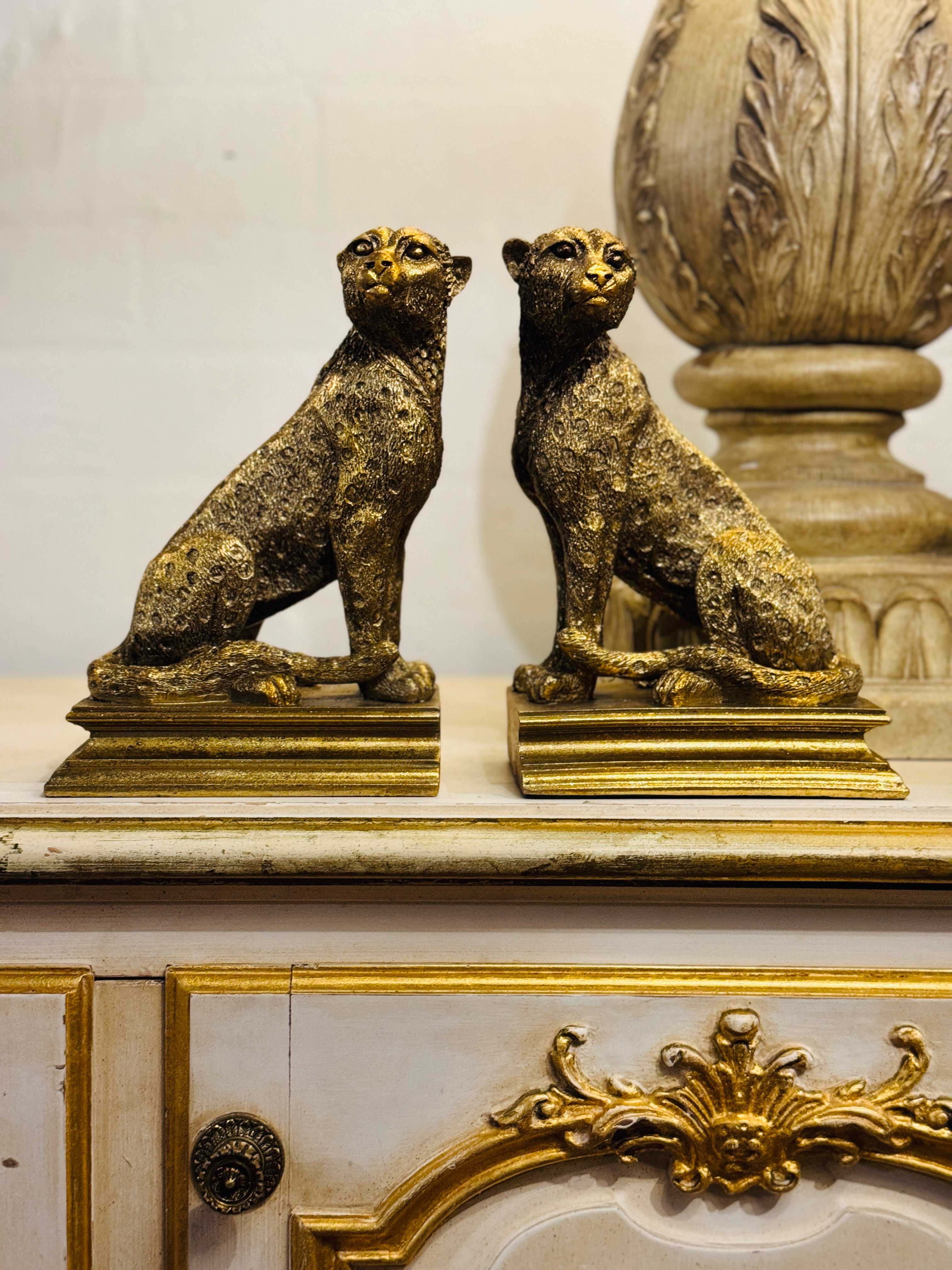 Leopard Bookends