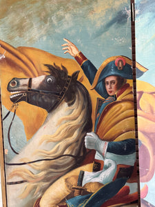 Vintage Hand Painted Napoleon Screen