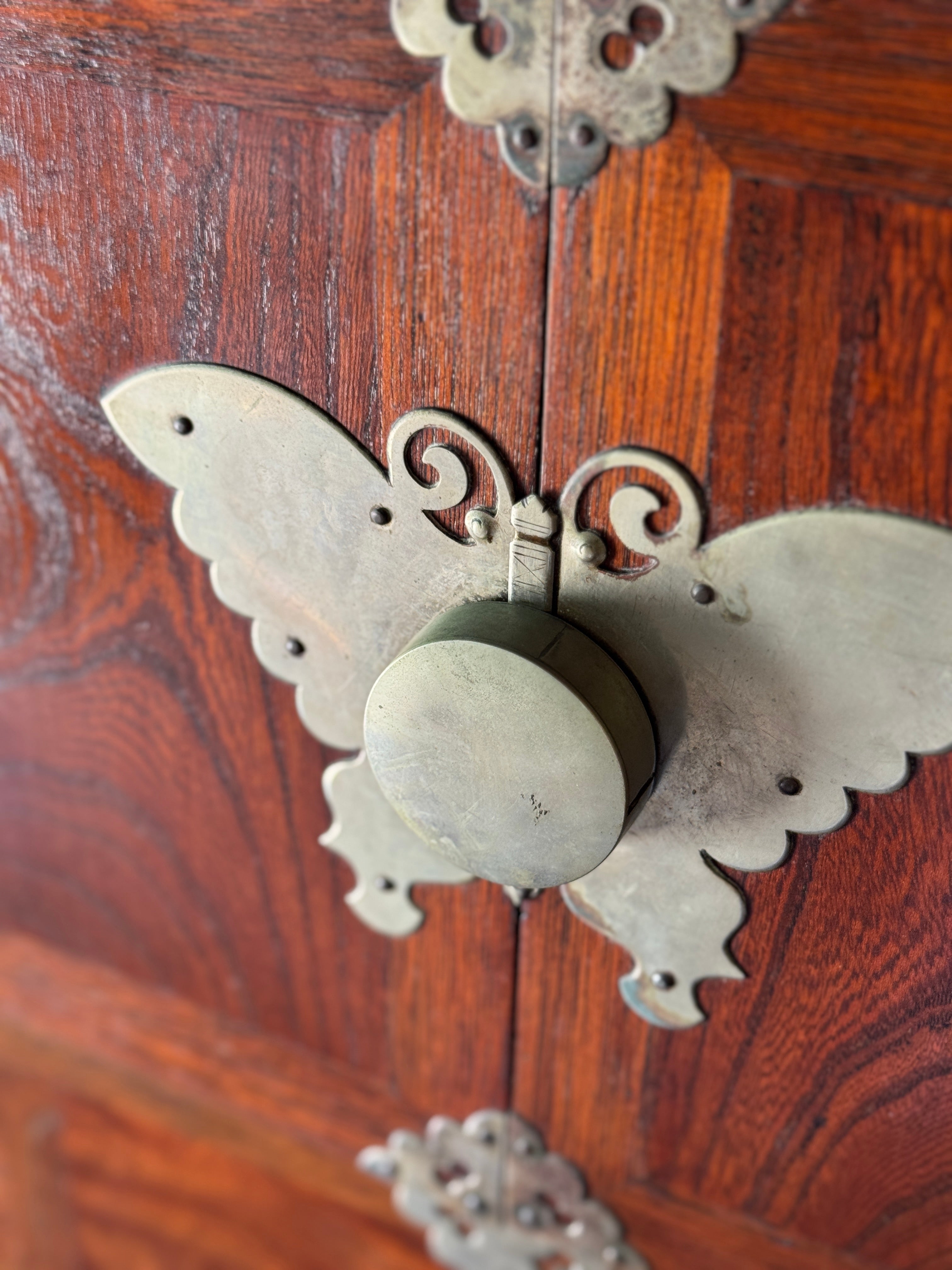 Antique Korean Ch’ung “Butterfly” Wedding Chest - Pyung-San region, circa 1850
