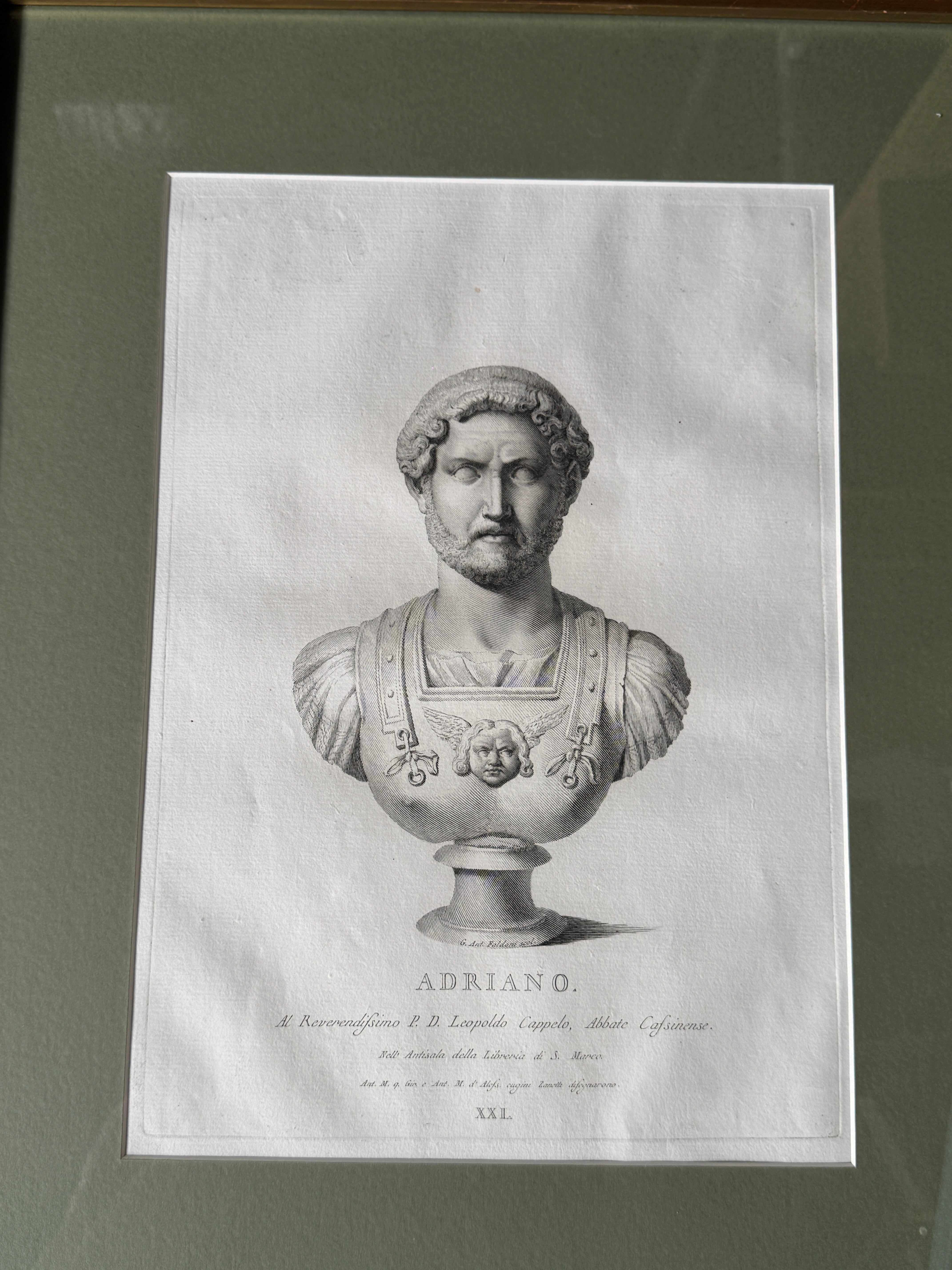 Set of 4 Engravings of Roman Emperors