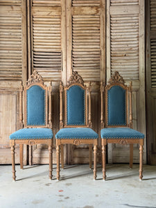 Set of 5 Antique Danish Dining Chairs