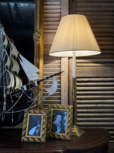 Vintage Pair of Candlestick Table Lamps