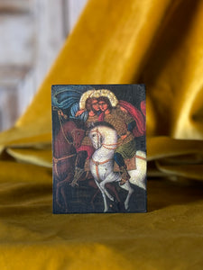 Small Icon of St. Dimitri & St George