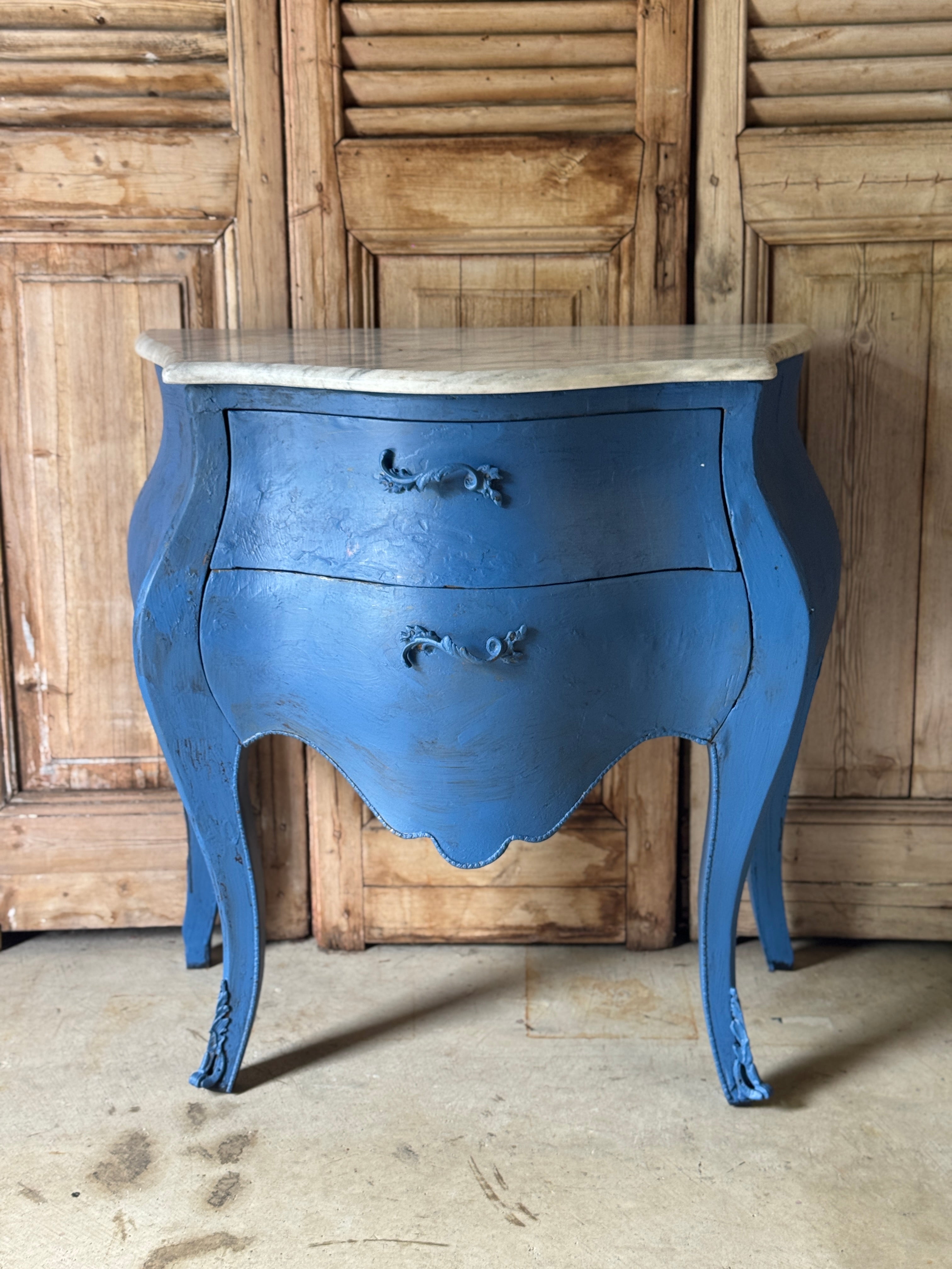 Vintage French Marble Top Commode