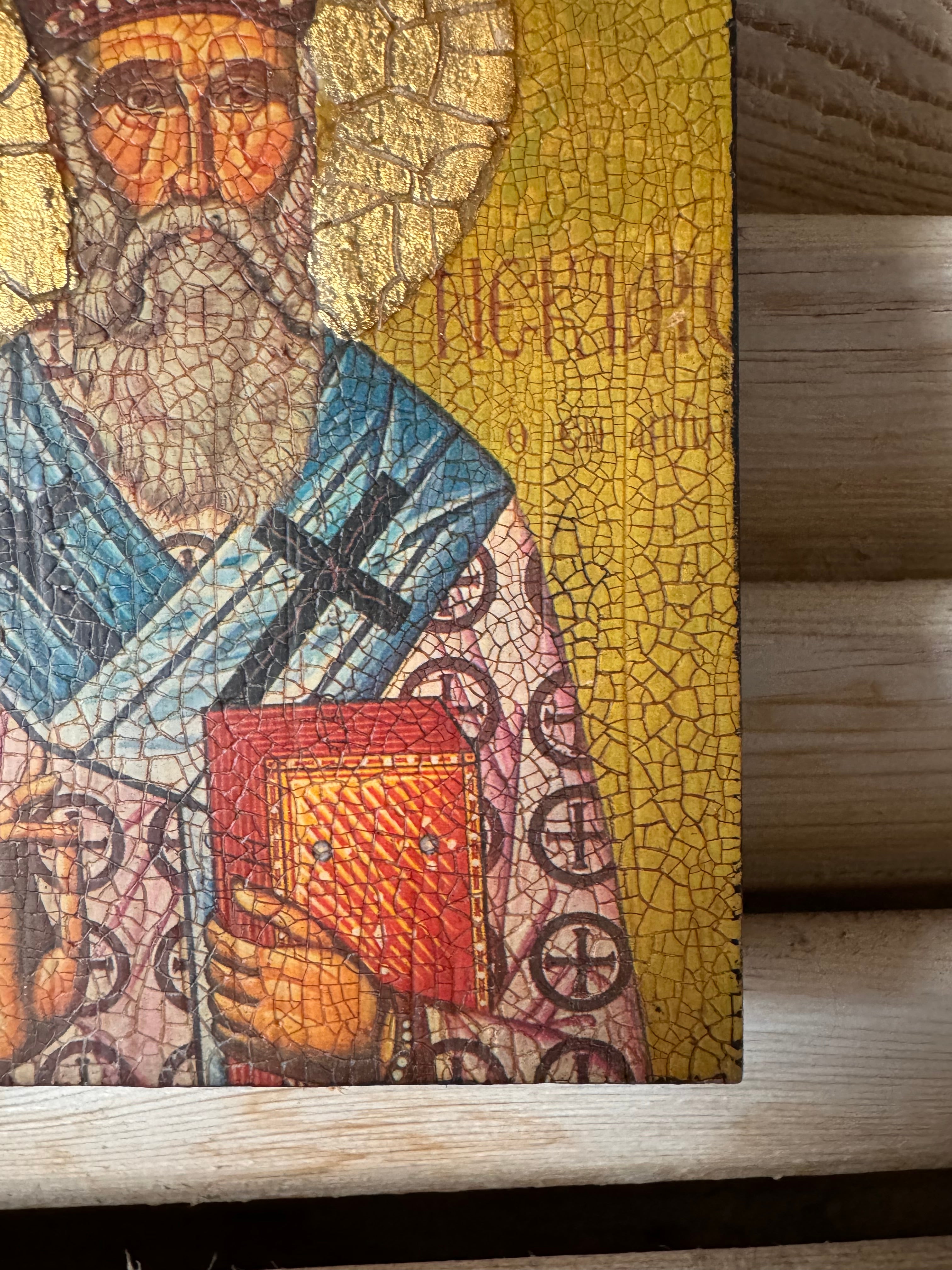 Small Icon of St Nectarios