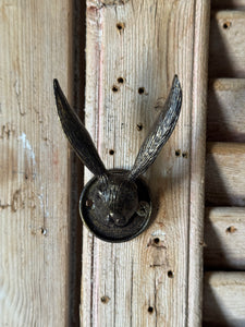 Decorative Rabbit Wall Hook - Antique Brass