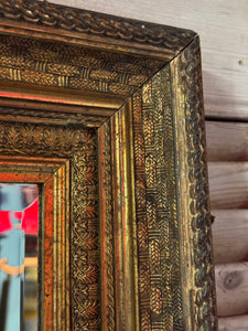 Antique 1920s Fine Gilt Mirror