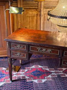 Vintage French 5-Drawer Desk