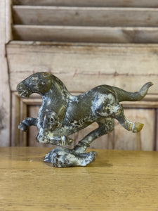 Antique Oriental Hand Carved Jade Horse Figure