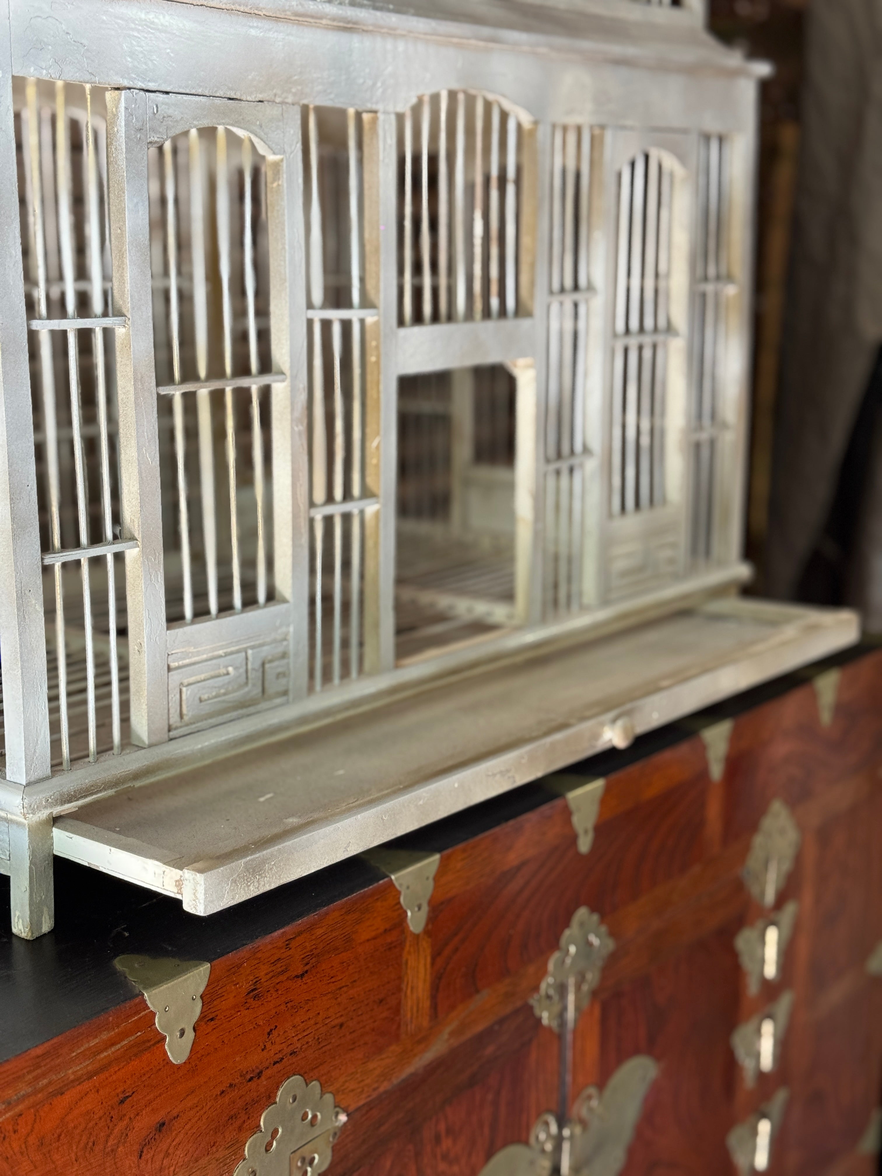 Vintage Timber Birdcage