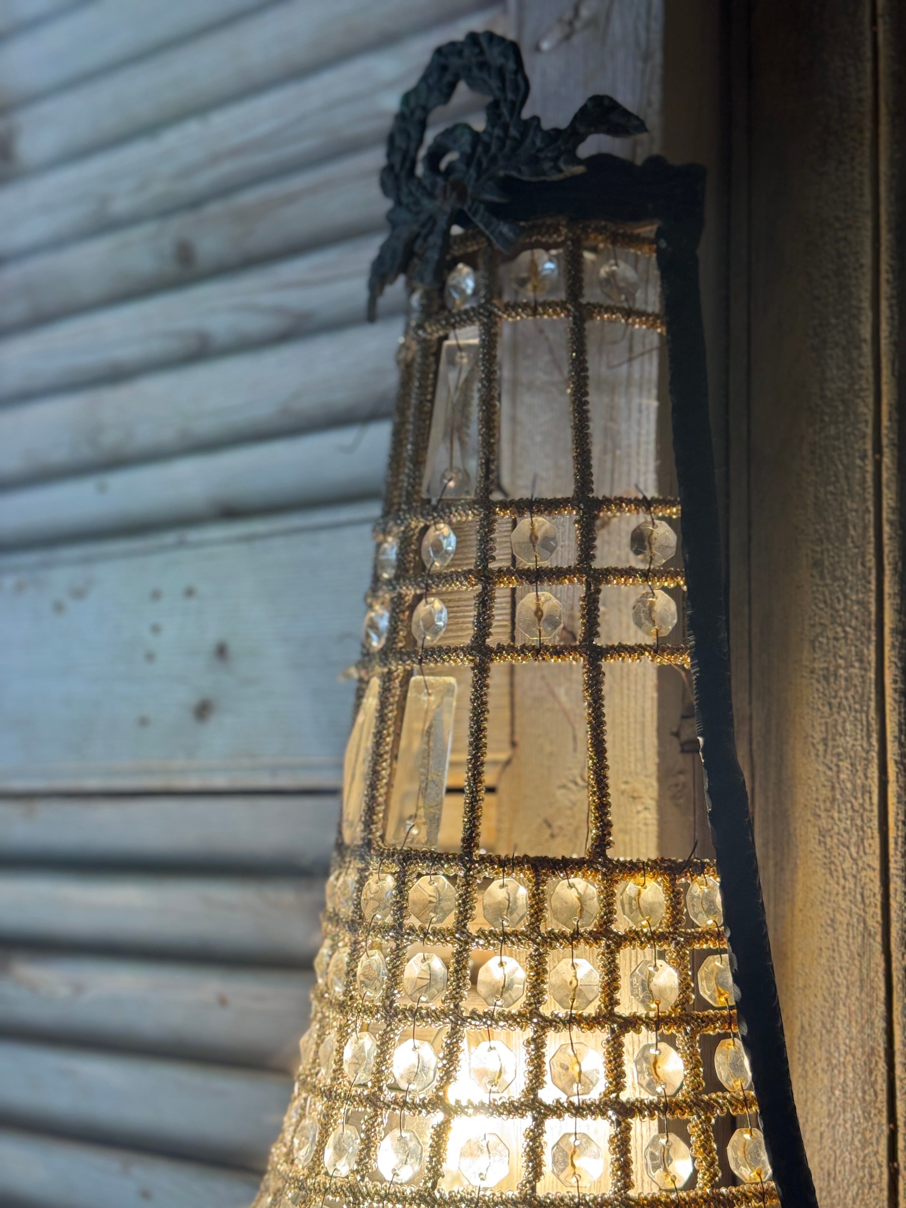 Empire Style Basket Wall Sconce