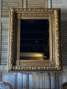 Antique Gilt Timber & Gesso Framed Mirror
