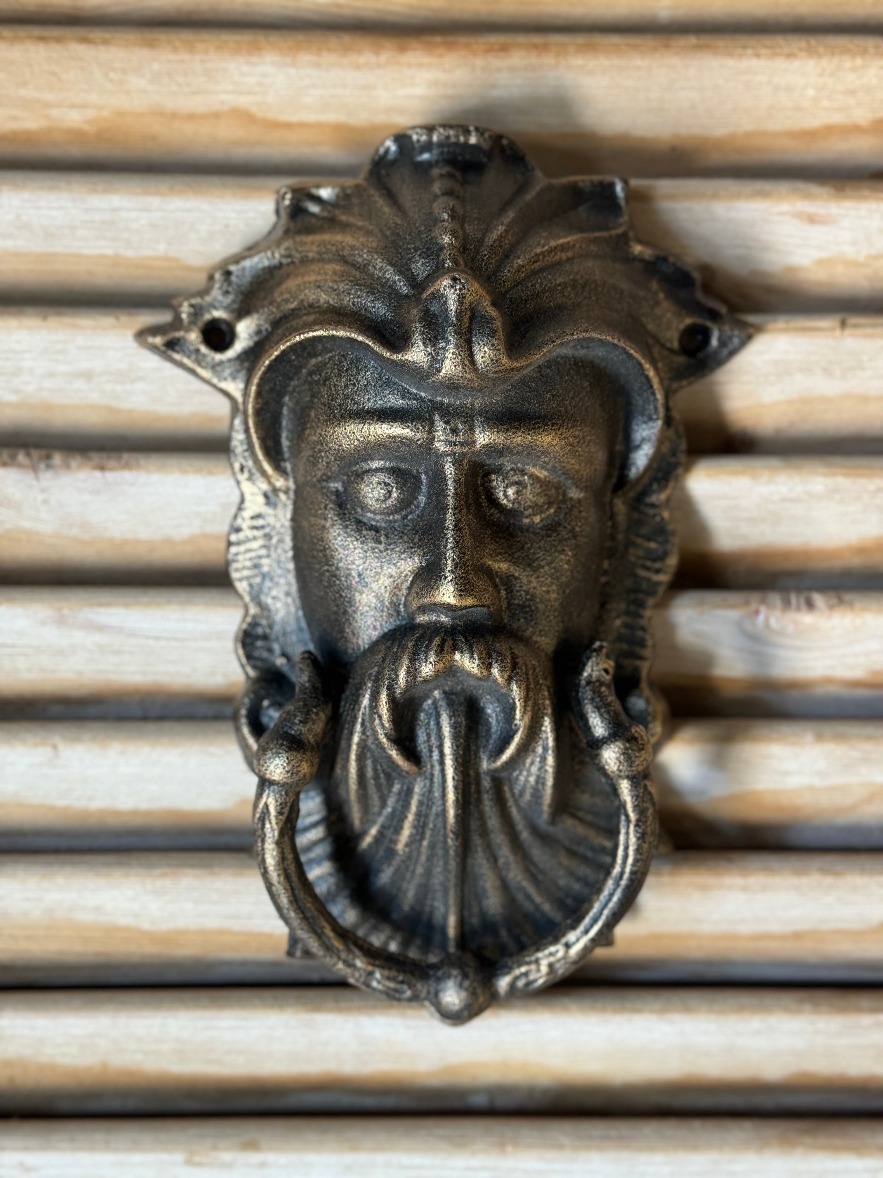 Atlantis Cast Iron Door Knocker