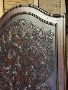Vintage Carved Timber Screen / Room Divider