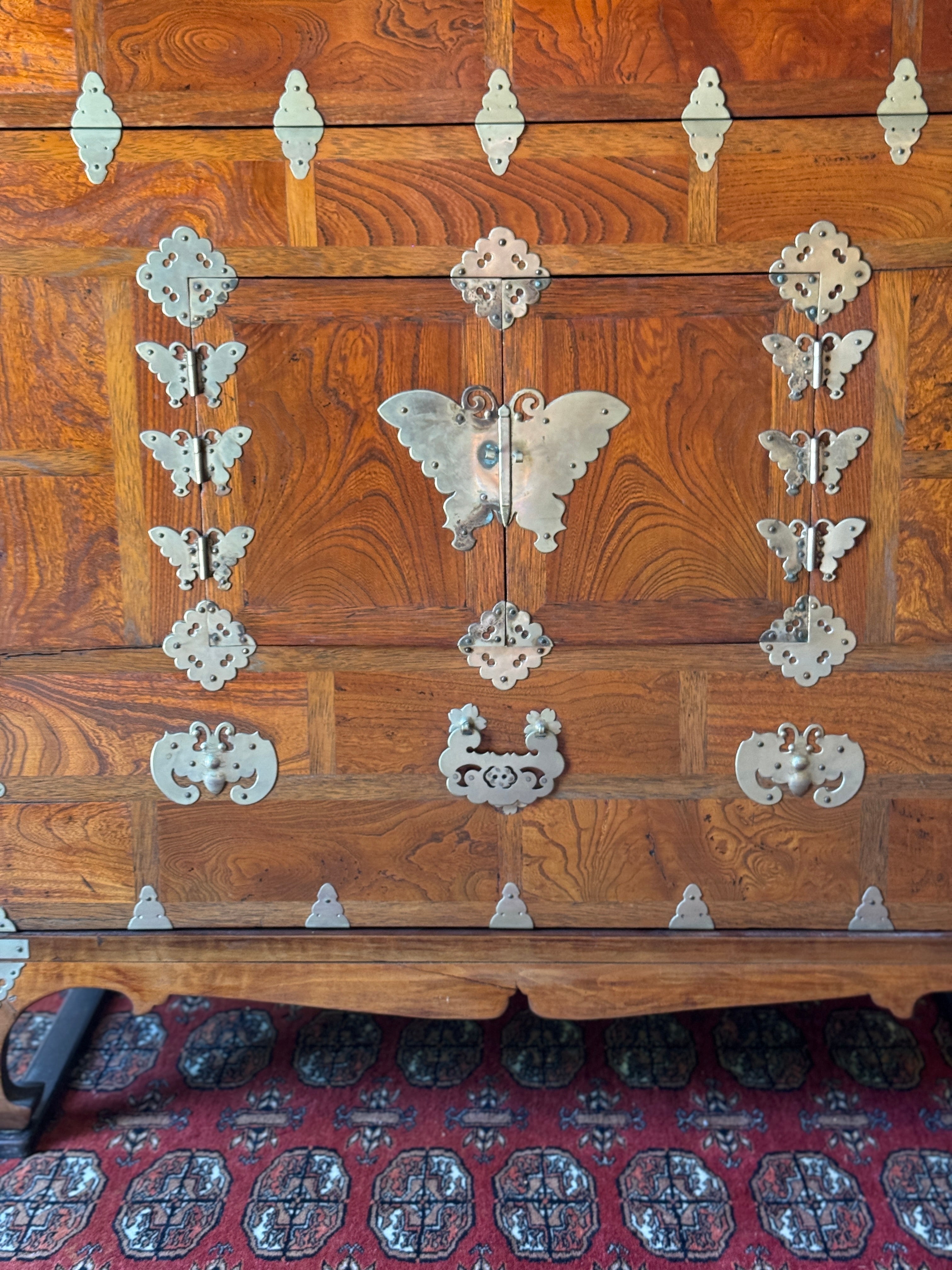 Antique Korean Ch’ung “Butterfly” Wedding Chest - Pyung-San region, circa 1850