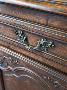 Antique French Well-Carved Sideboard