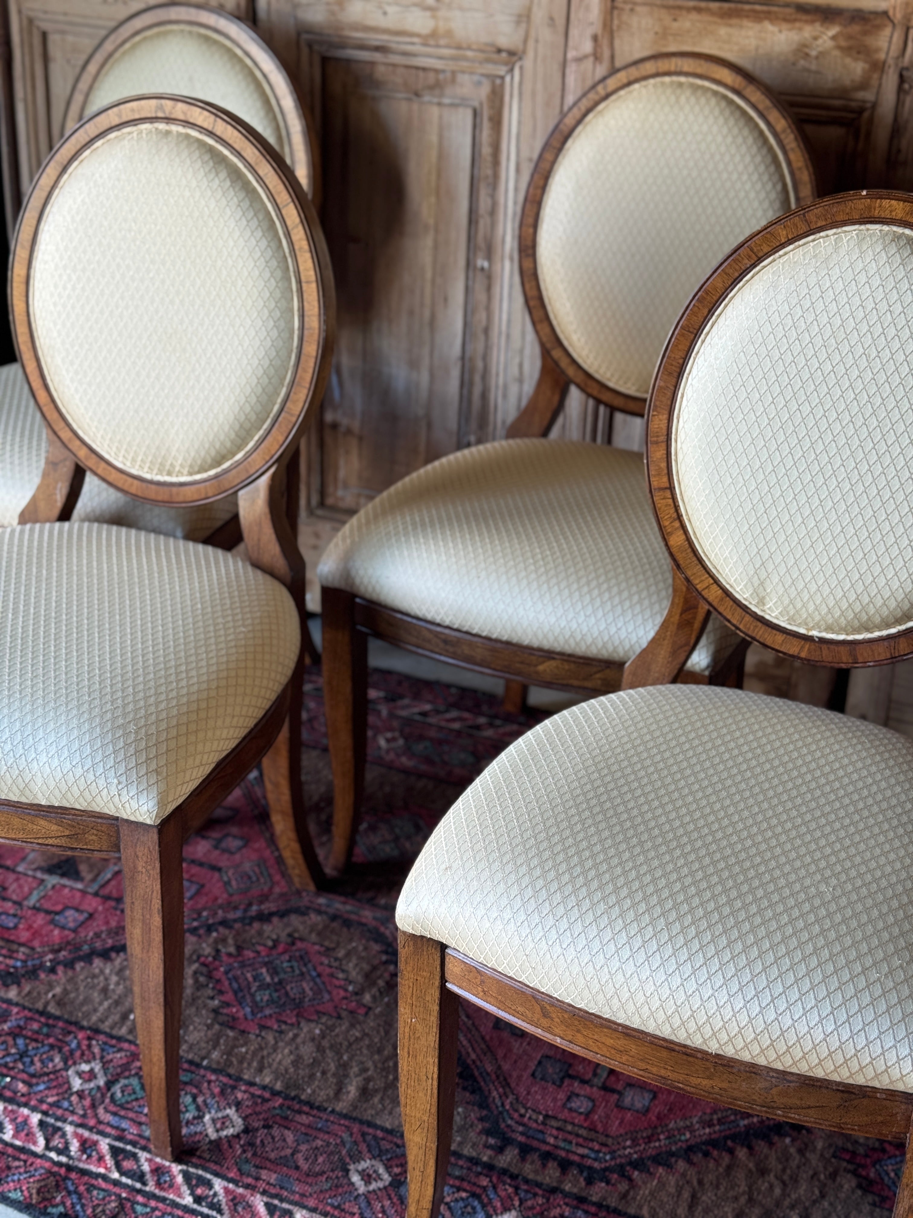 Vintage Set of 4 John Lewis Hemingway Spoon Back Walnut Dining Chairs