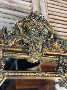 Vintage French Louis XV Style Floor Mirror