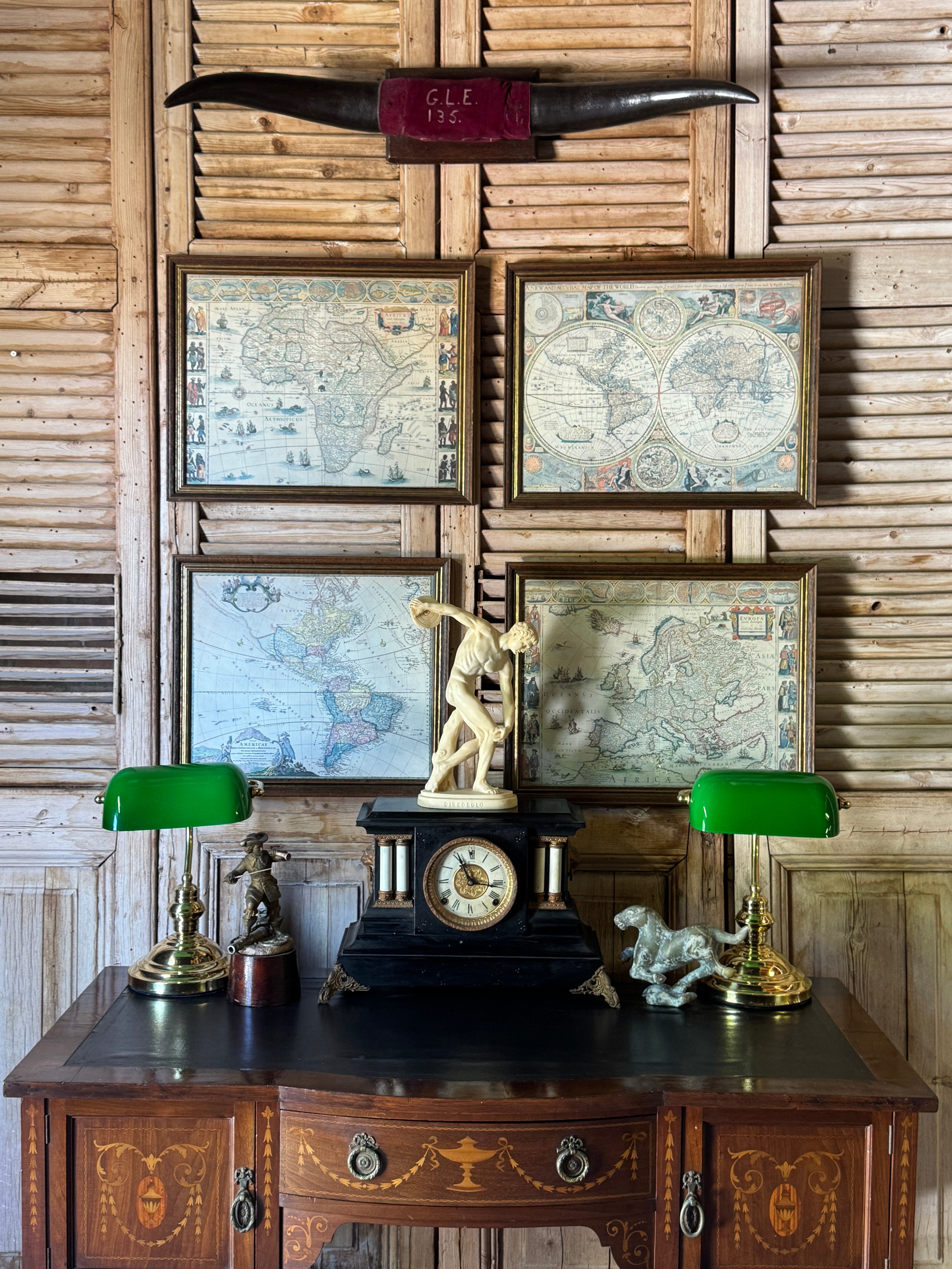 Vintage Bankers Lamp