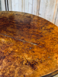 Vintage Walnut Oval Loo Table