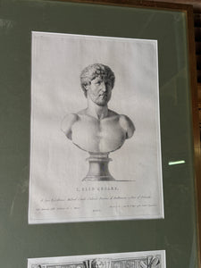 Set of 4 Engravings of Roman Emperors