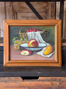 Vintage Original Still Life Oil Painting