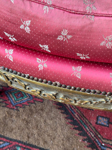 Antique French Louis XVI Style Bergère Armchair