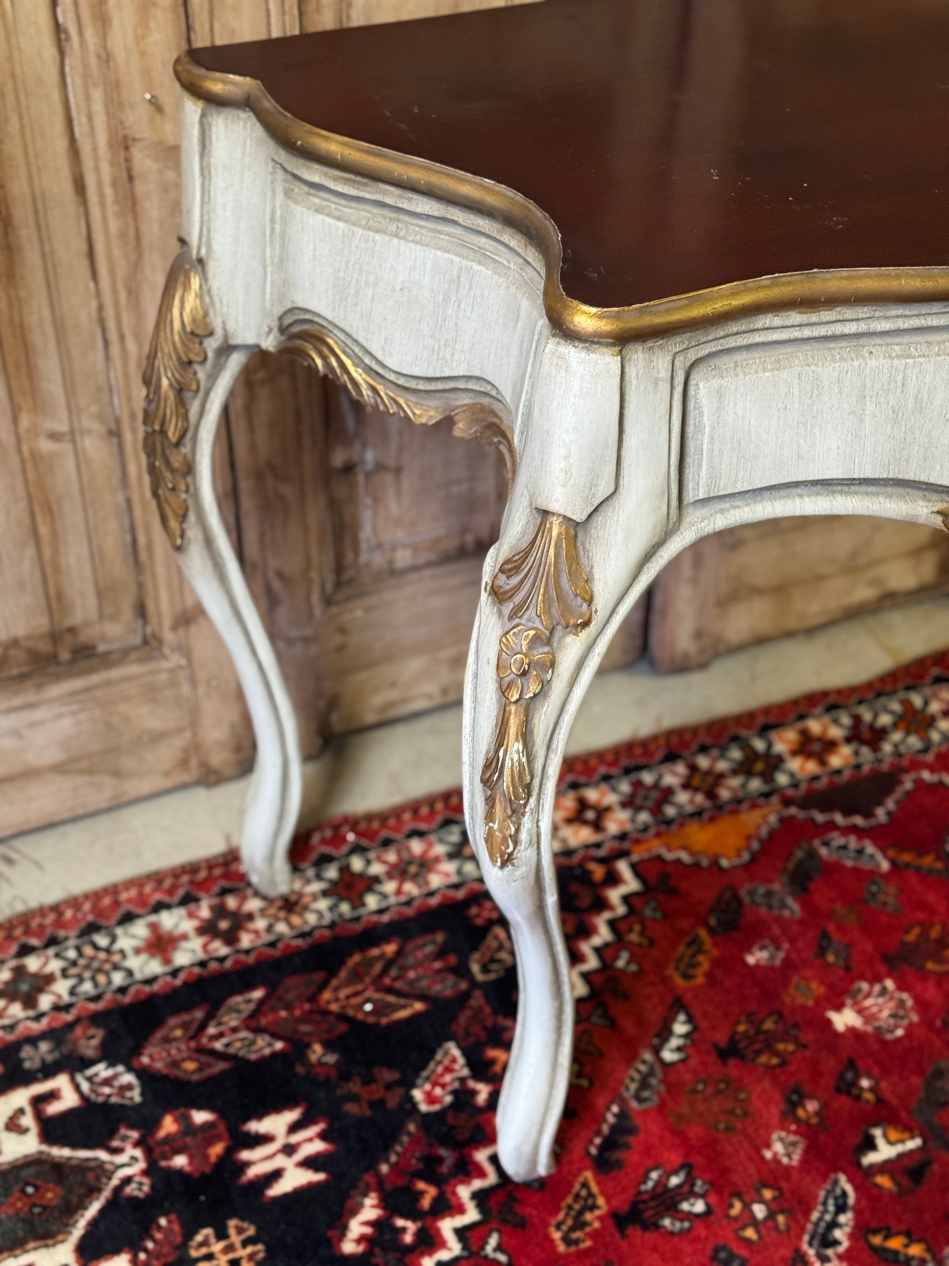 Gilt French Style Console Table