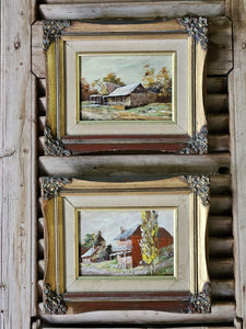 Vintage Framed Oil Artworks