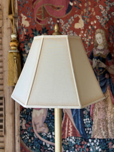 Pair of Large Scroll Candlestick Table Lamps