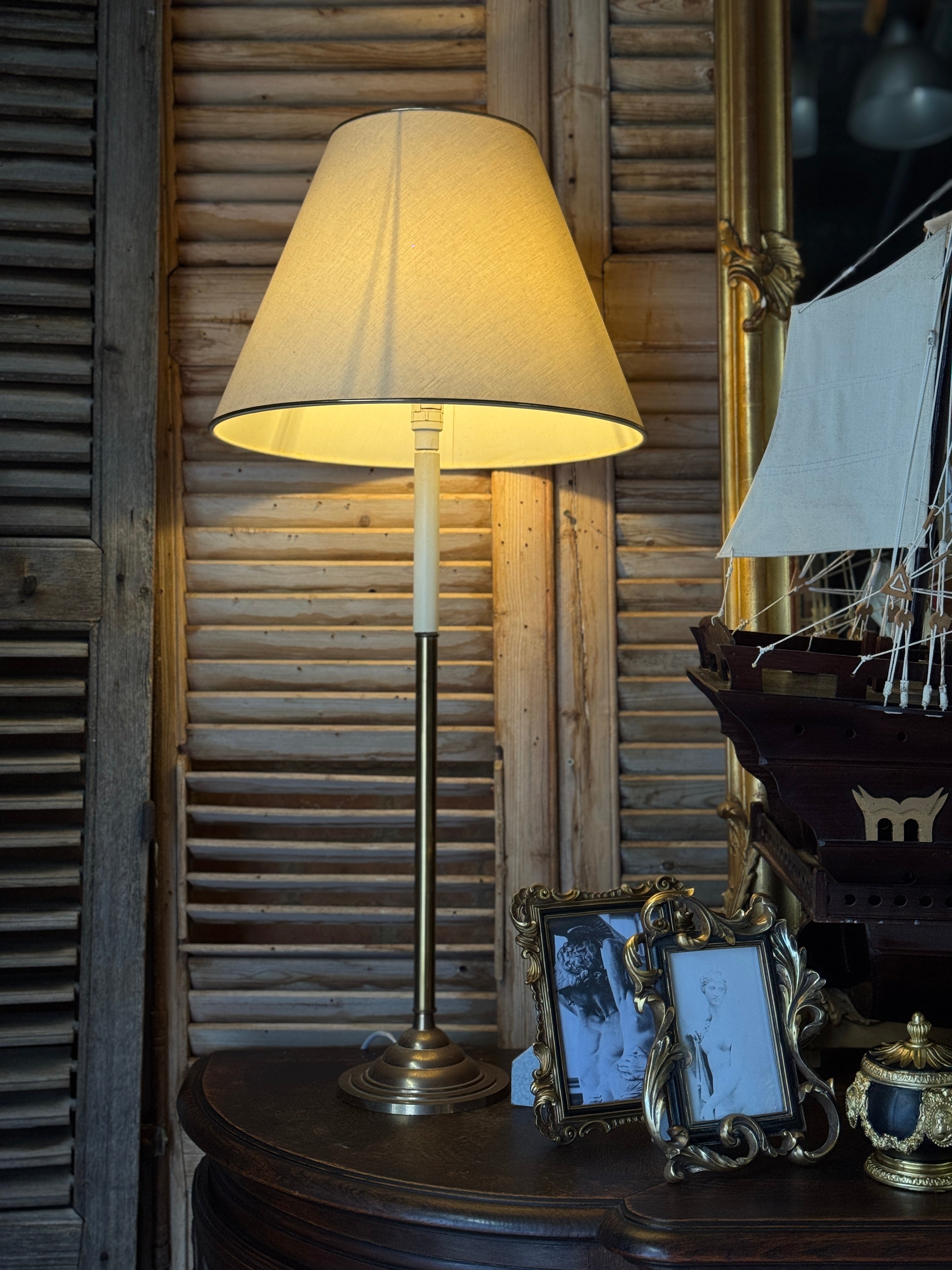 Vintage Pair of Candlestick Table Lamps