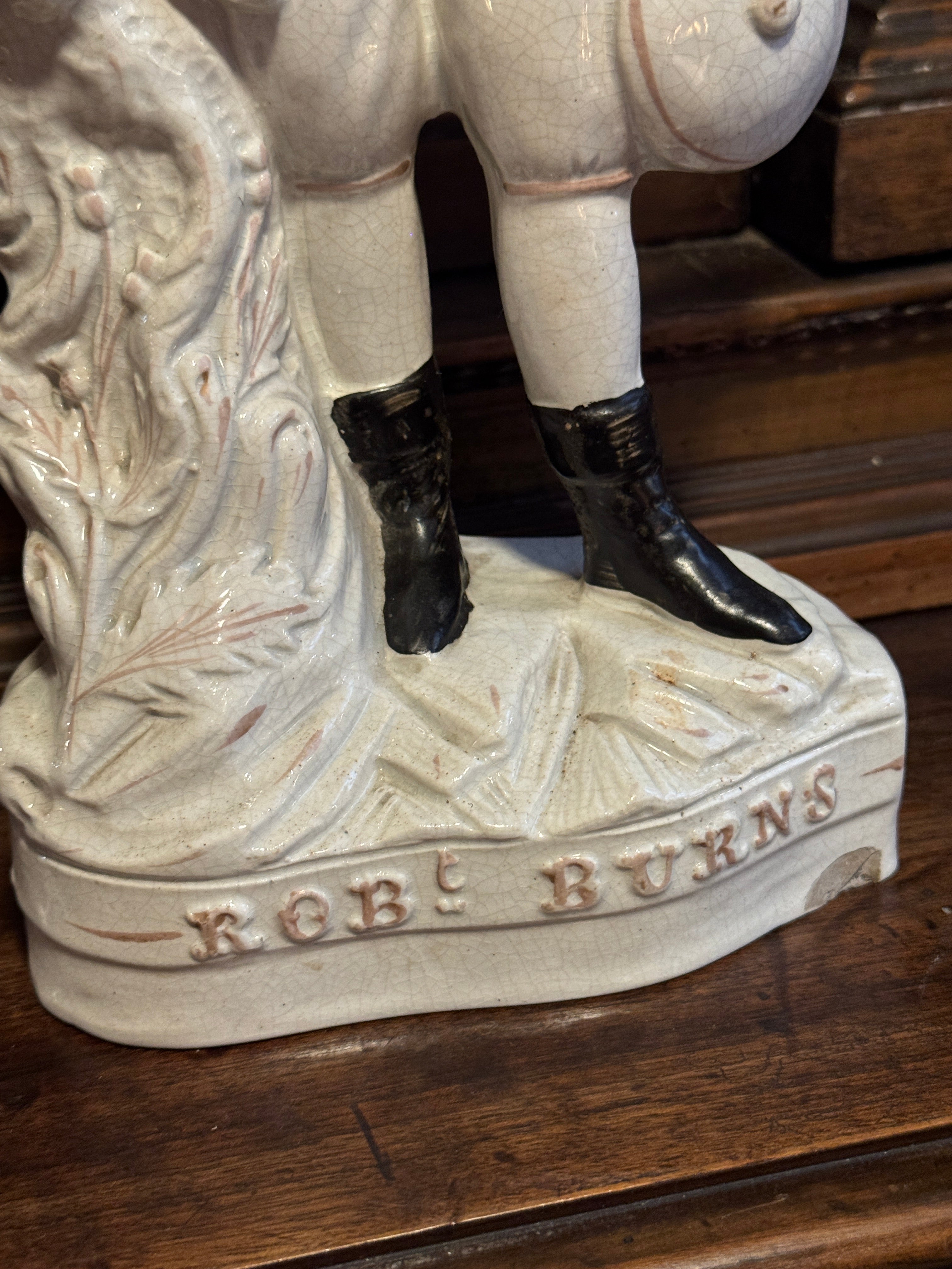 Antique Staffordshire Figure – Robert Burns