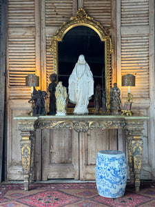 Antique Carved Timber Figure of Royalty