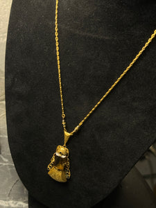 Victorian Citrine Gold Necklace