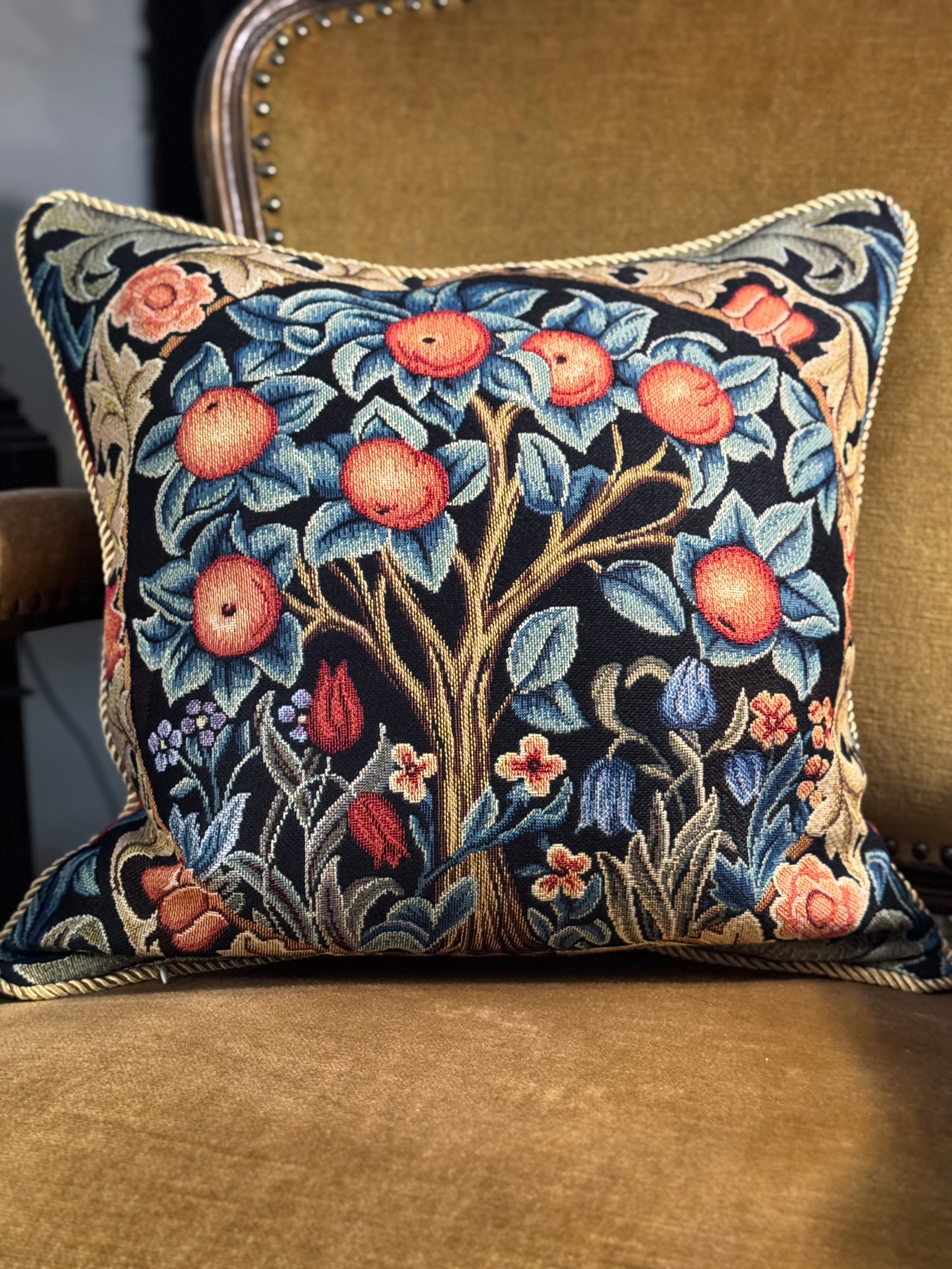 Orchard Tapestry Square Cushion